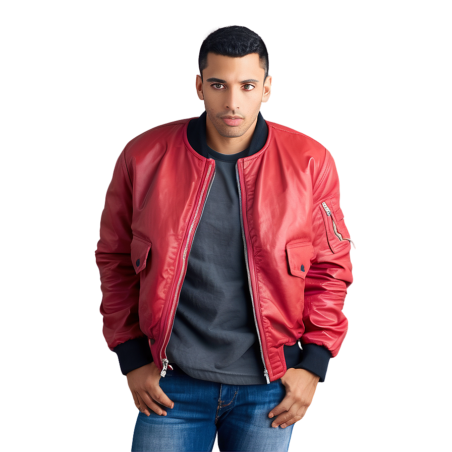 Distressed Bomber Jacket Edgy Png Hsd