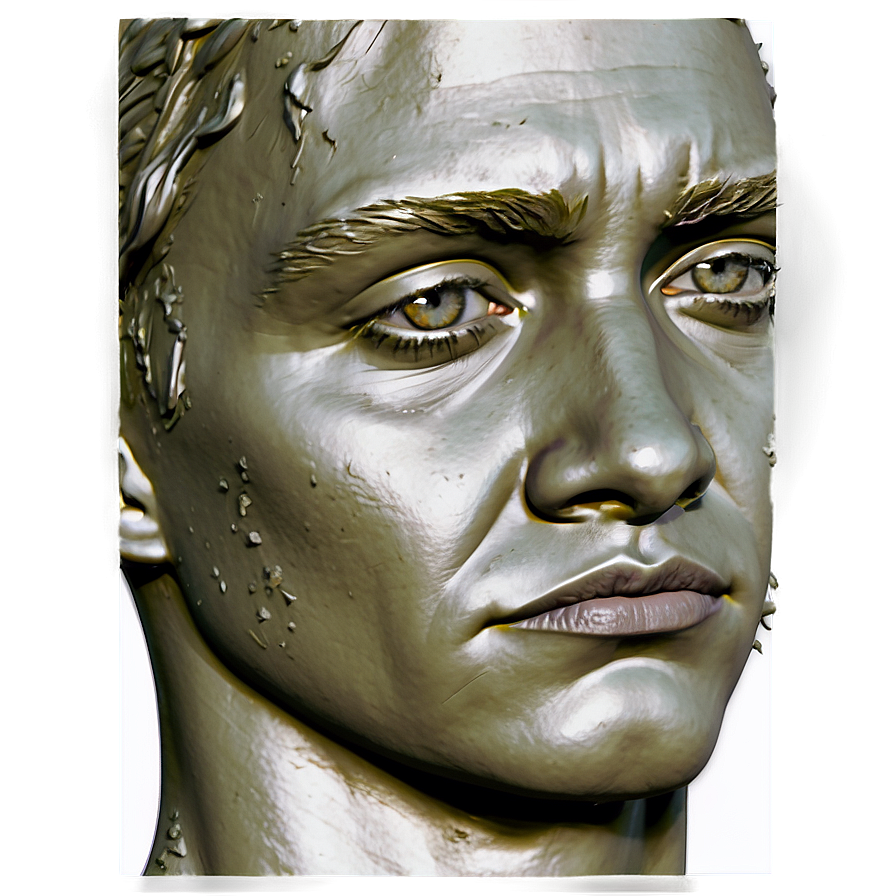 Distressed Face Graphic Png Nqk5