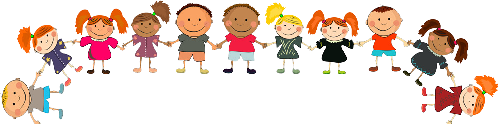 Diverse Children Hand Clipart