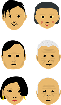 Diverse Faces Illustration