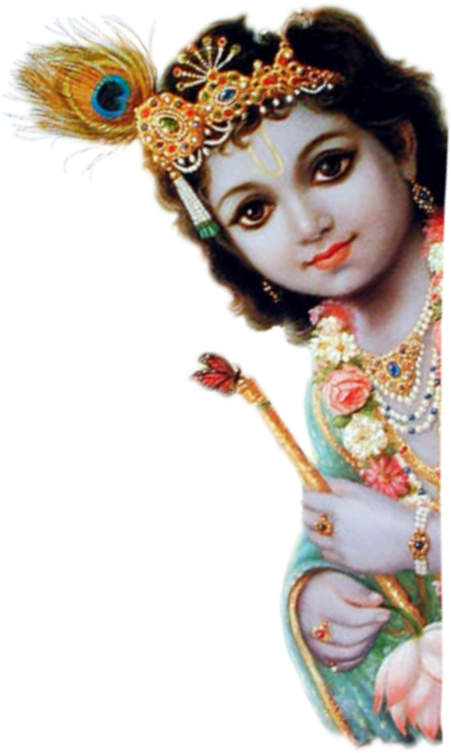 Divine Child Krishna Flute Adornment