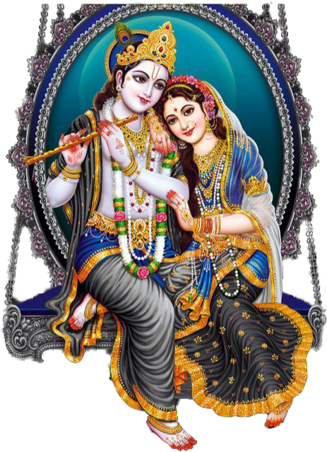 Divine_ Couple_ Radha_ Krishna_ Art