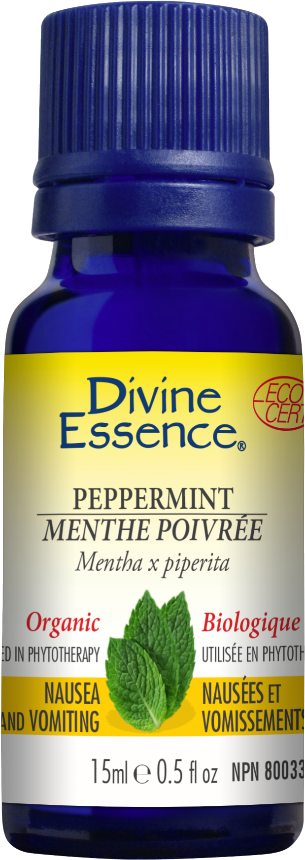 Divine Essence Peppermint Oil Bottle