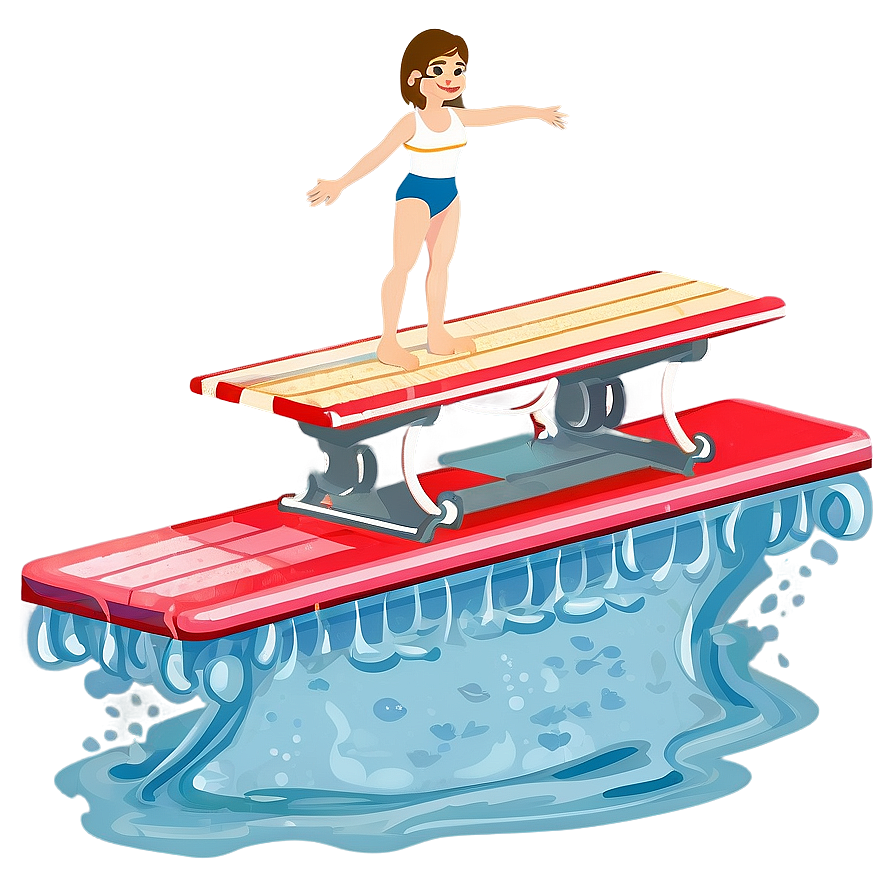 Diving Board Clipart Png Mch43