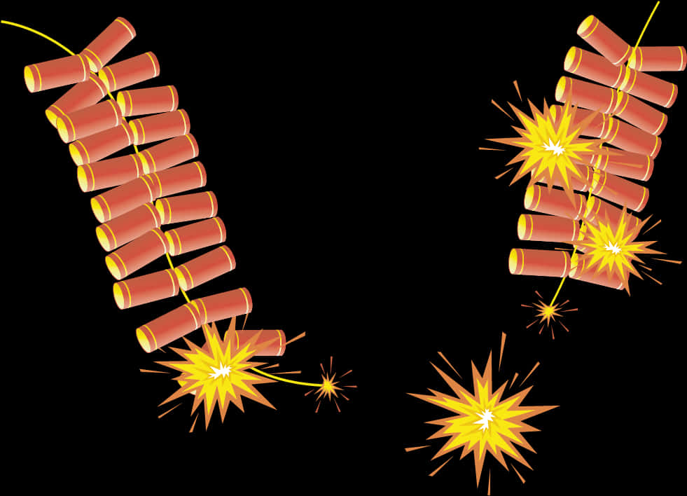 Diwali Firecrackers Illustration