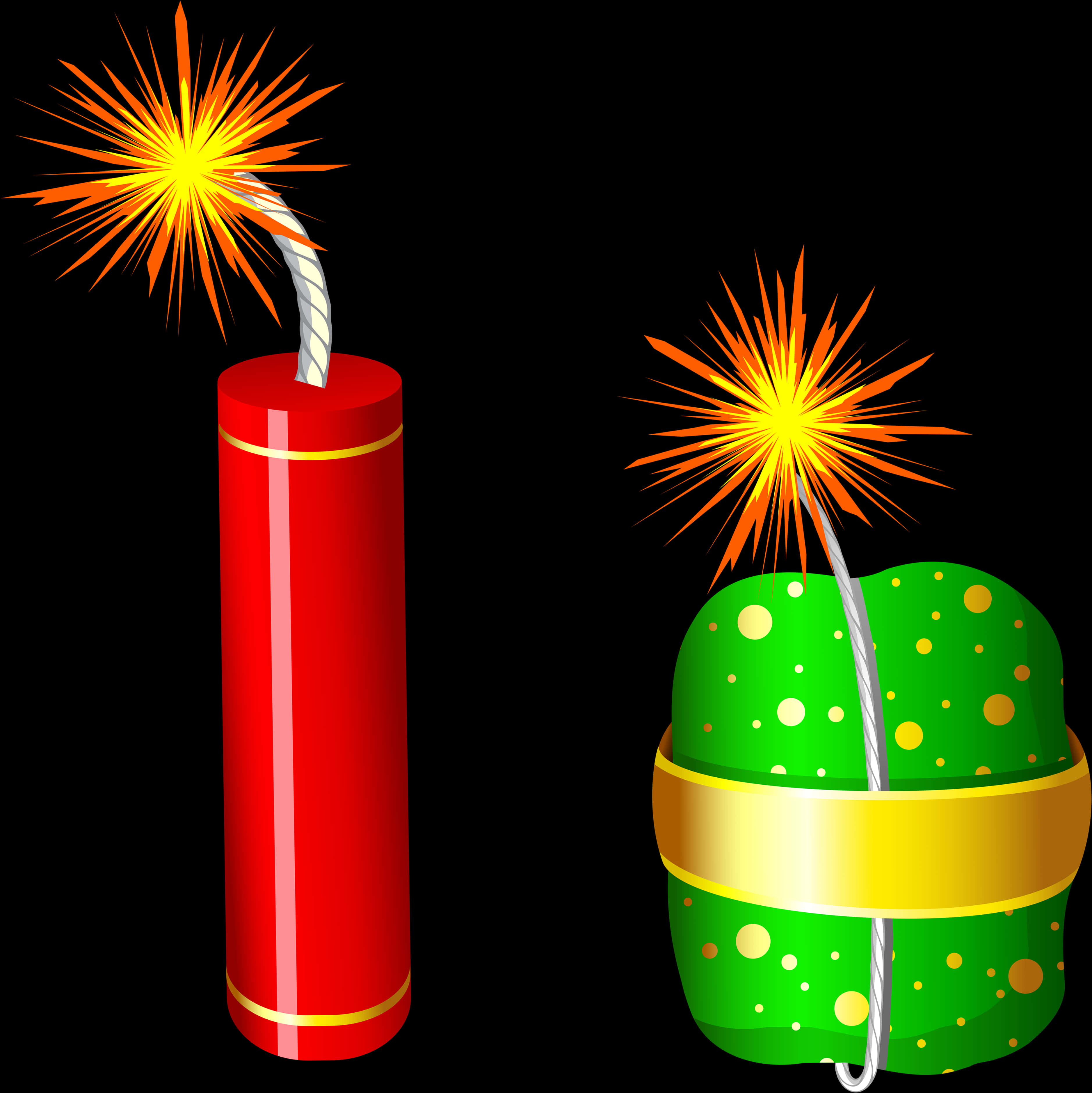 Diwali_ Firecrackers_ Vector_ Graphic
