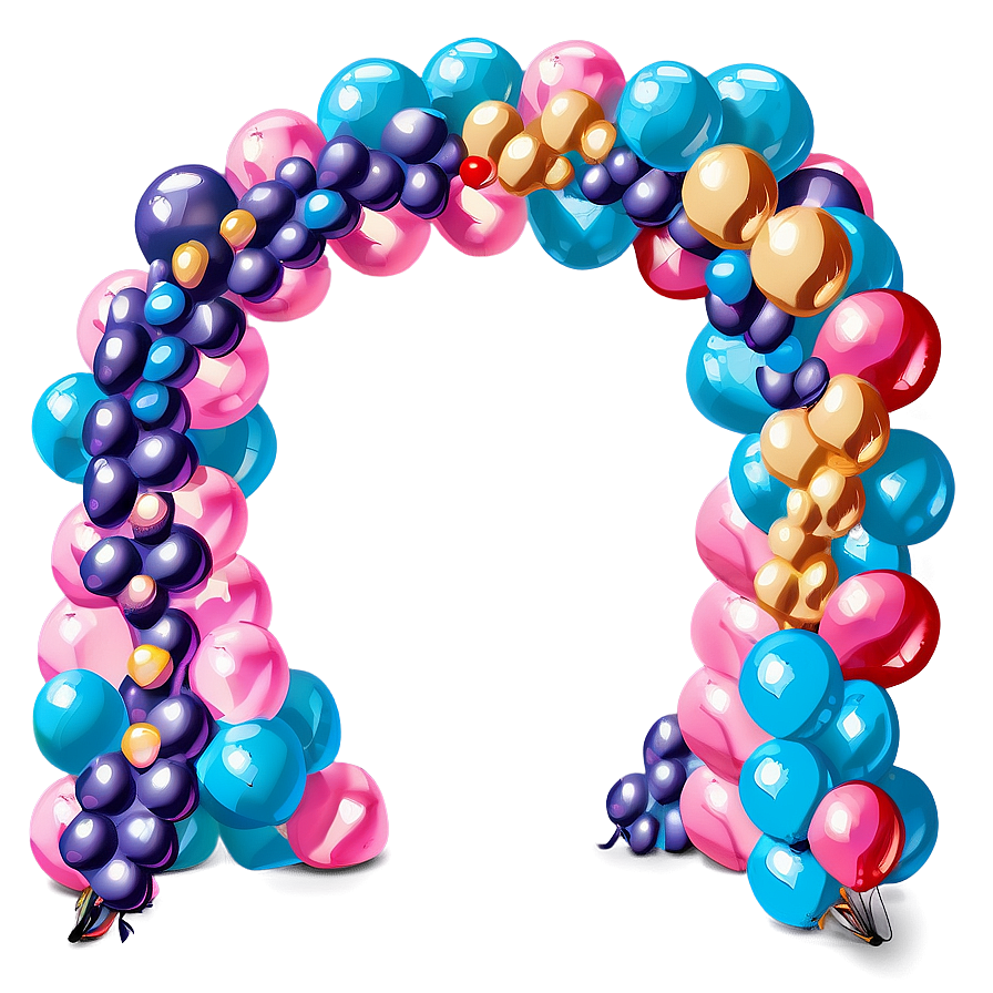 Diy Balloon Arch Tutorial Png 59