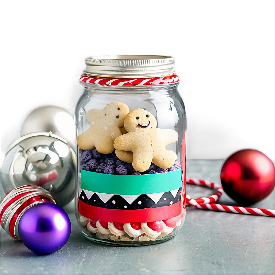 Diy Christmas Cookie Mix Jars Png Eur