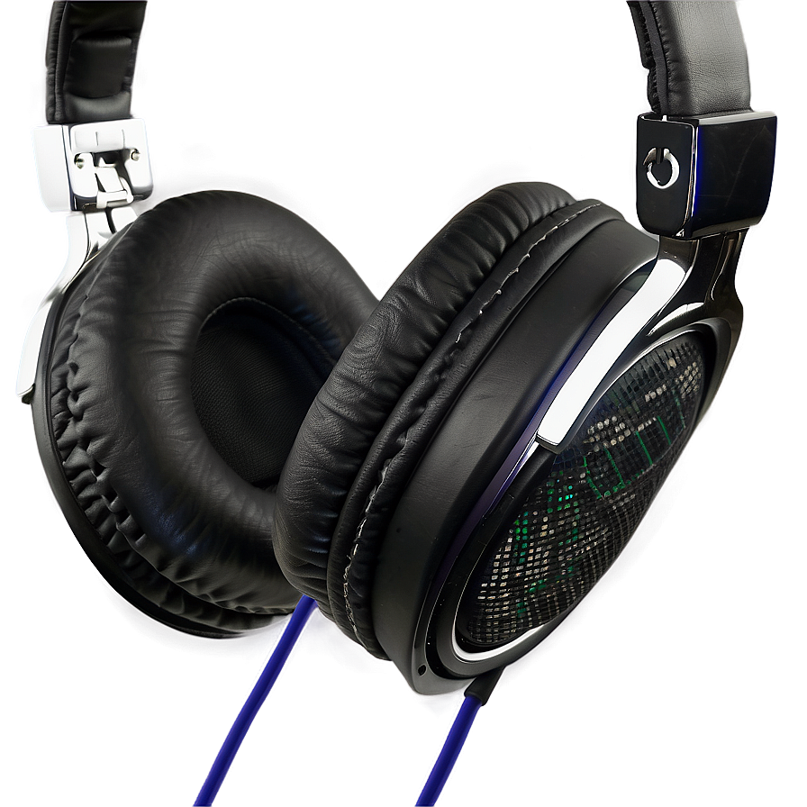 Dj Headphones With Leather Pads Png 80