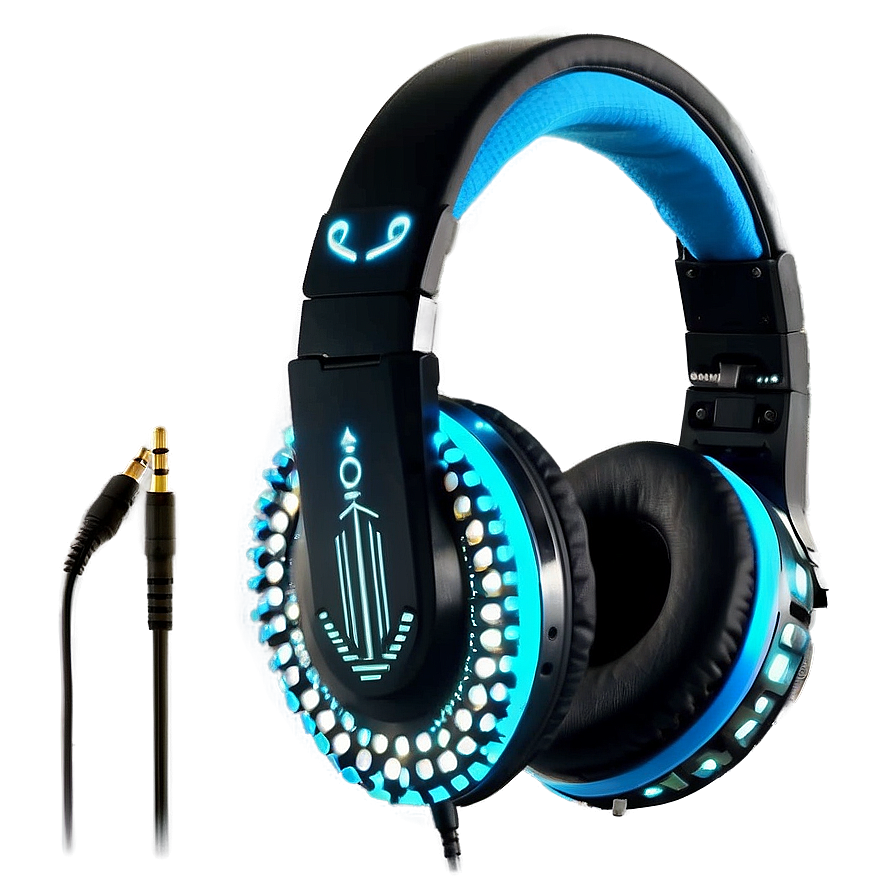 Dj Headphones With Led Lights Png 29