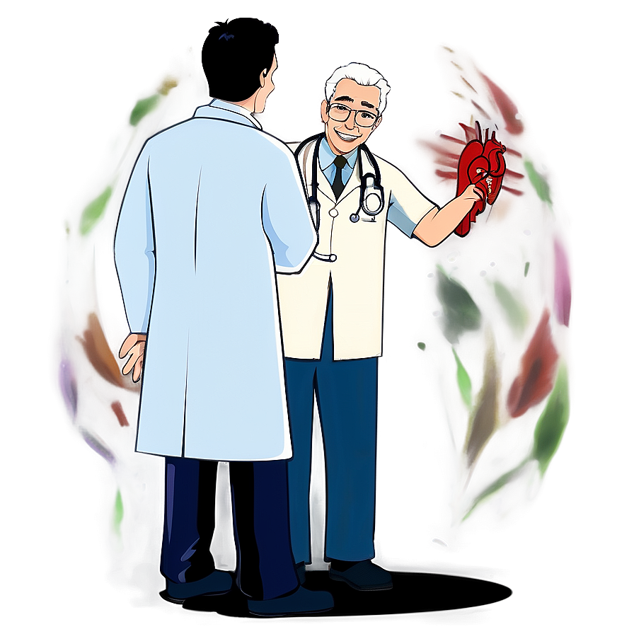 Doctor And Patient Cartoon Scene Png Vbi