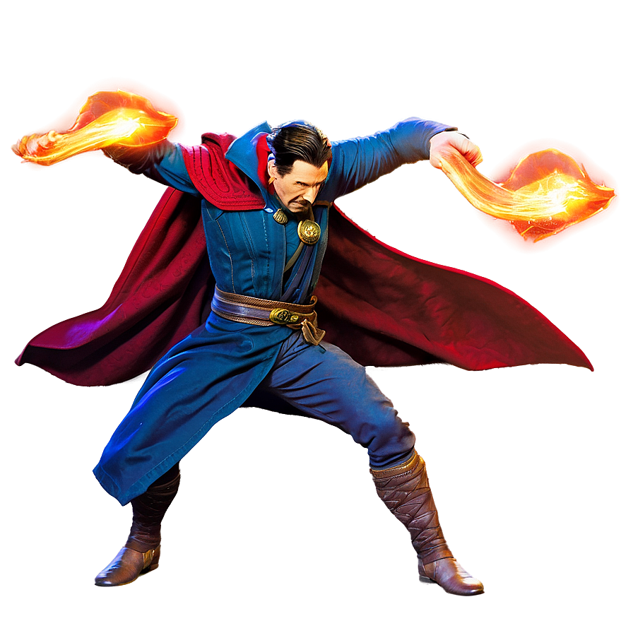 Doctor Strange Fighting Maw Png 05212024