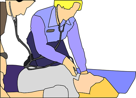 Doctor Using Stethoscopeon Patient