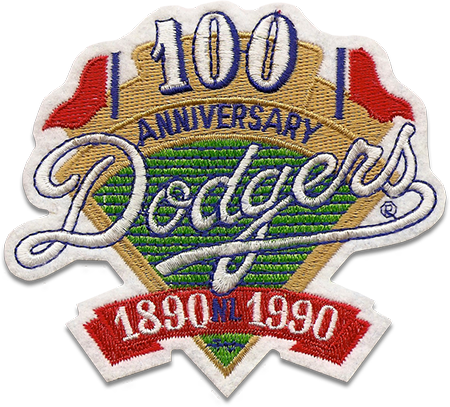 Dodgers100th Anniversary Patch