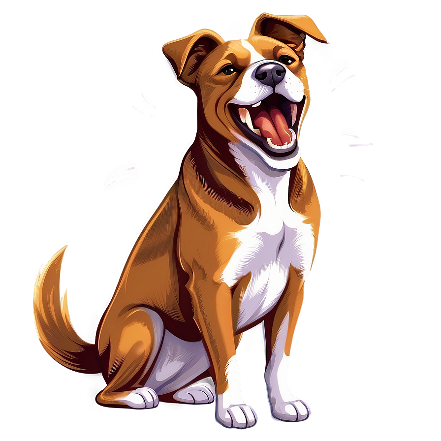 Dog Barking Vector Png 06272024