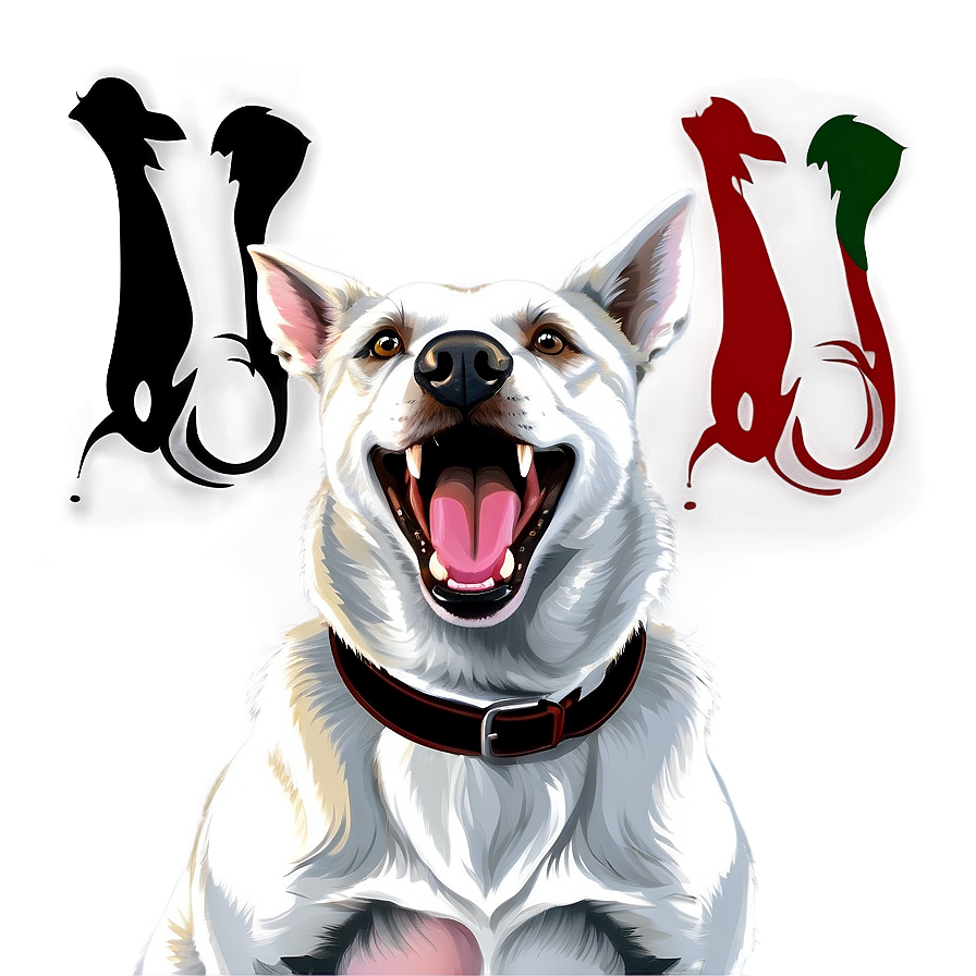 Dog Barking Vector Png 44