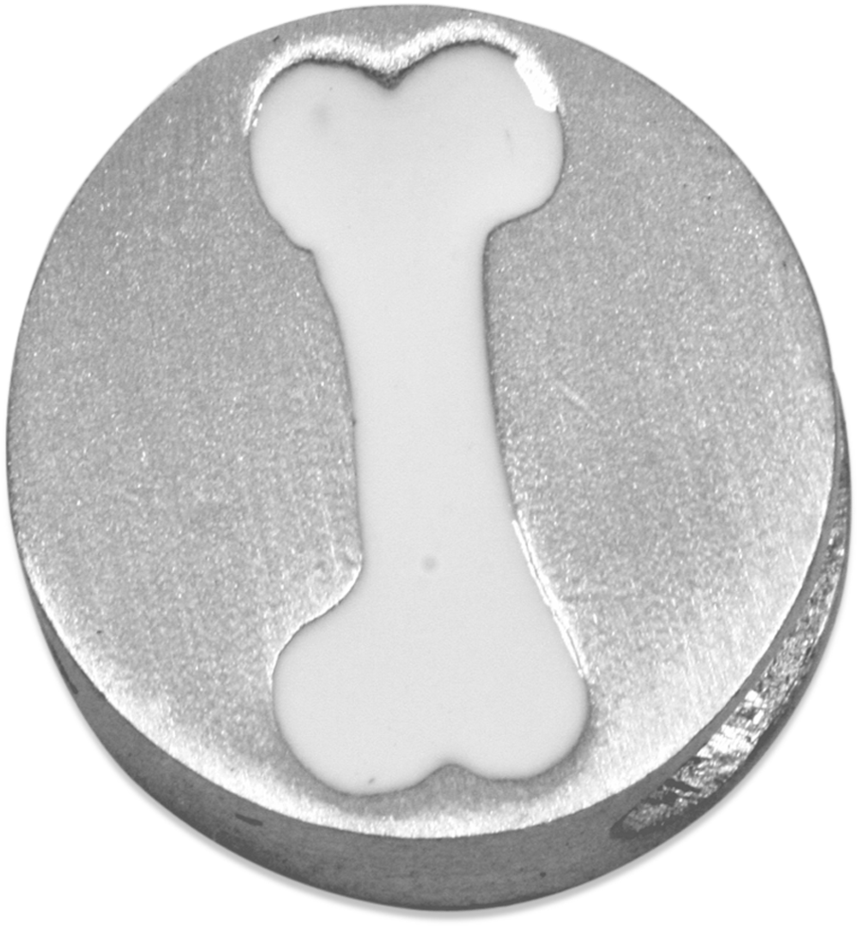 Dog Bone Embossed Metal Token