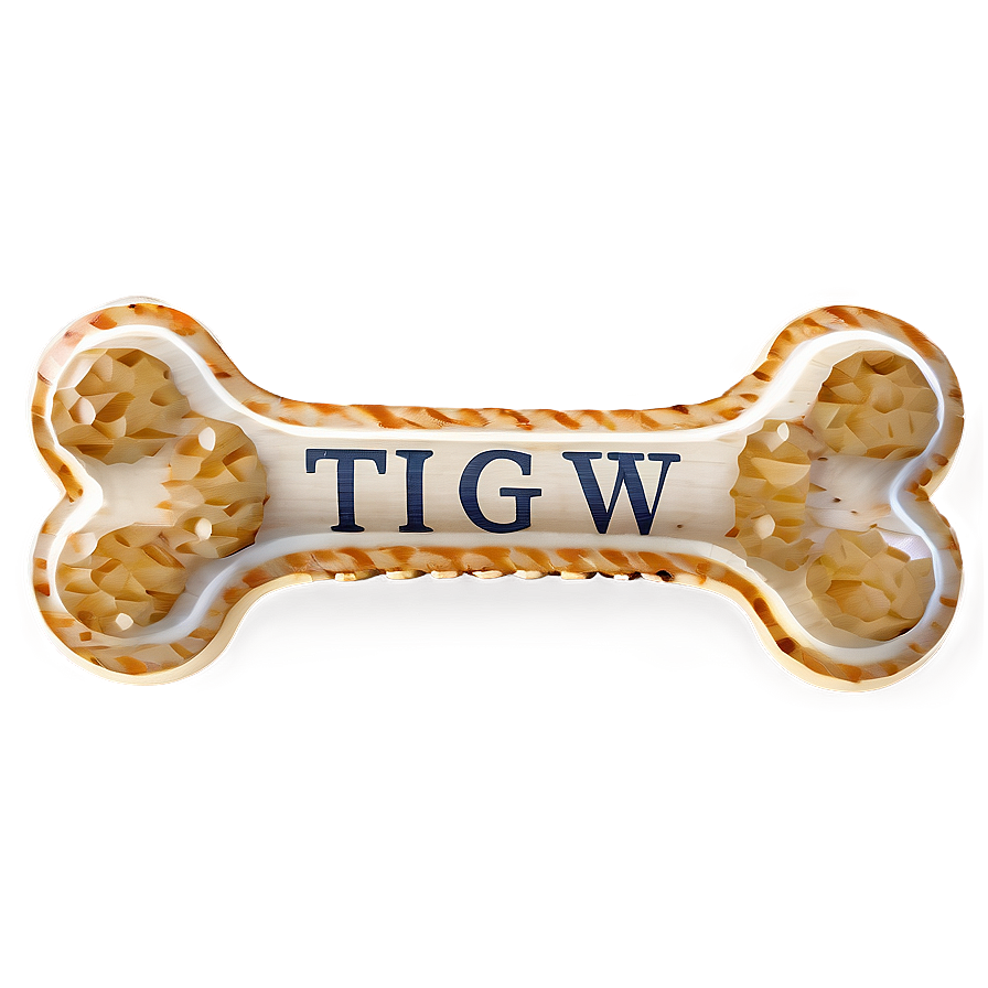 Dog Bone With Text Png Uxd