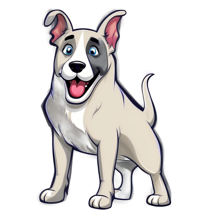 Dog Cartoon Drawing Png Qsd