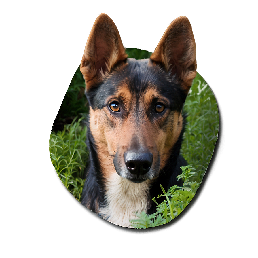 Dog Face In Wild Nature Png 06212024