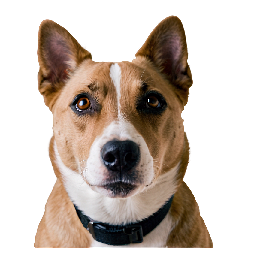 Dog Face Winking Eye Png 16