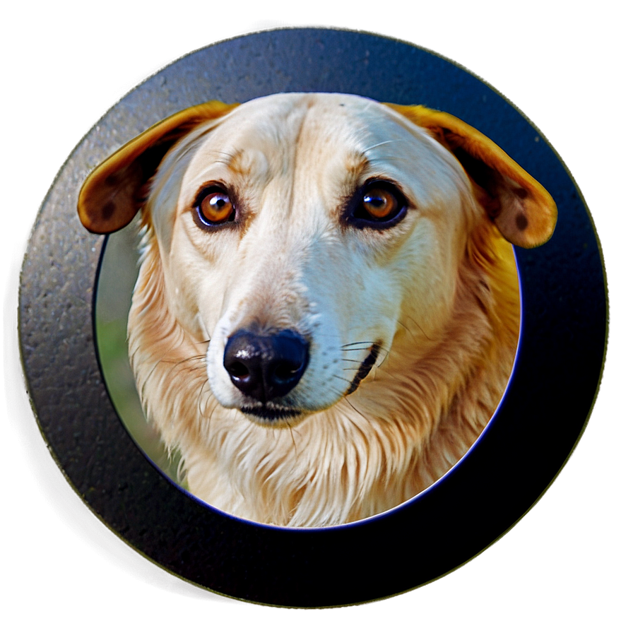 Dog Head In Circle Png 89