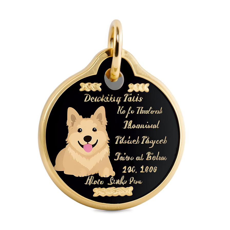 Dog Memorial Tags Png Ojg26