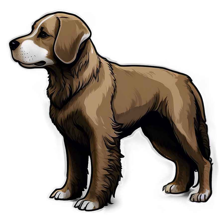 Dog Sketch Transparent Png Lde