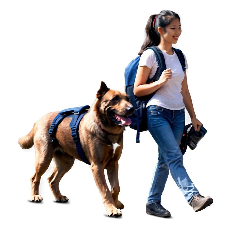 Dog Walking Backpack Png Ojq68