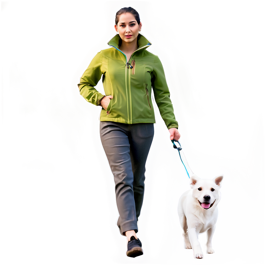 Dog Walking Outfit Png Khw51