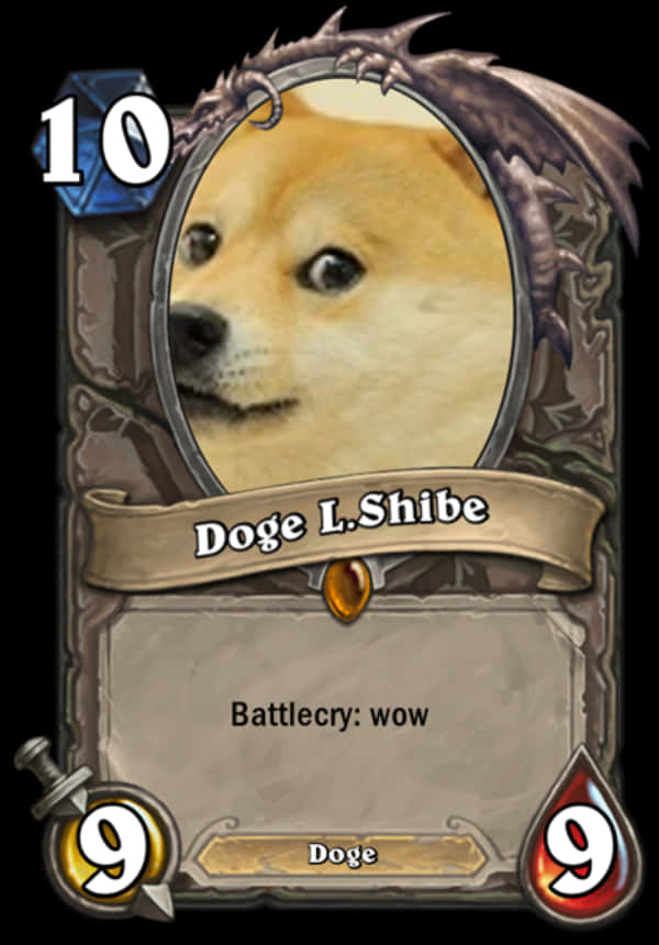 Doge Hearthstone Card Meme