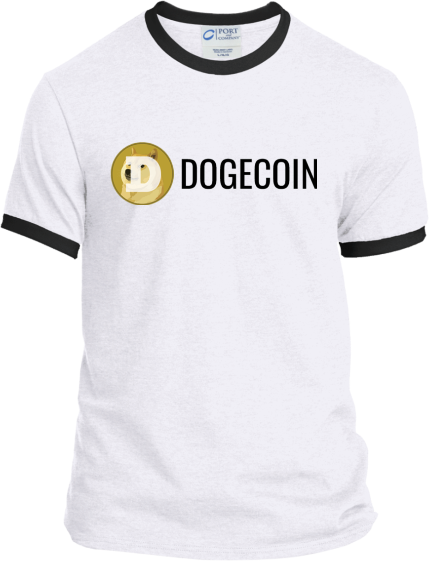 Dogecoin Branded T Shirt Design