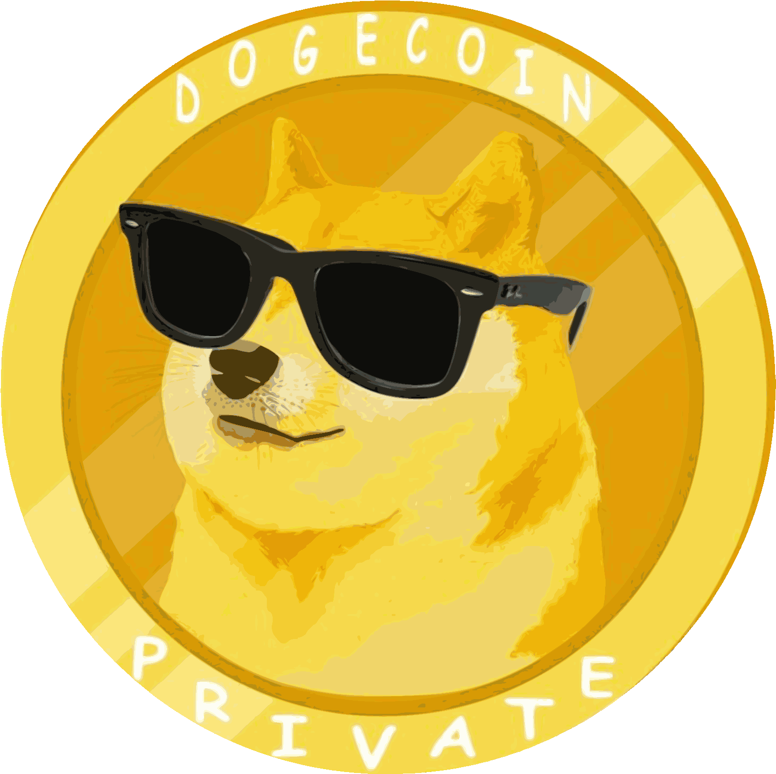 Dogecoin Private Sunglasses Coin Design