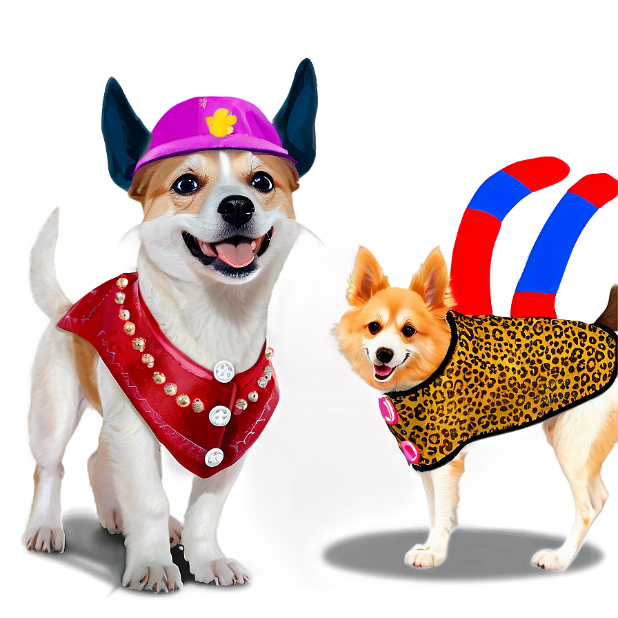 Dogs In Costumes Png Qjp