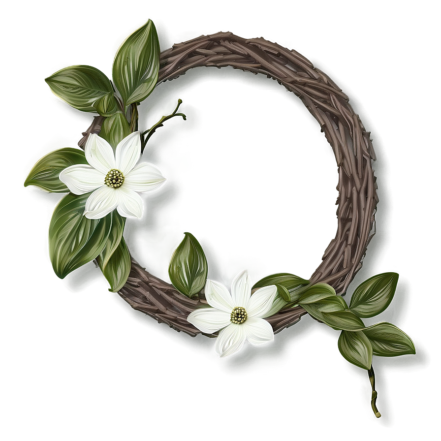 Dogwood Wreath Png Vqc