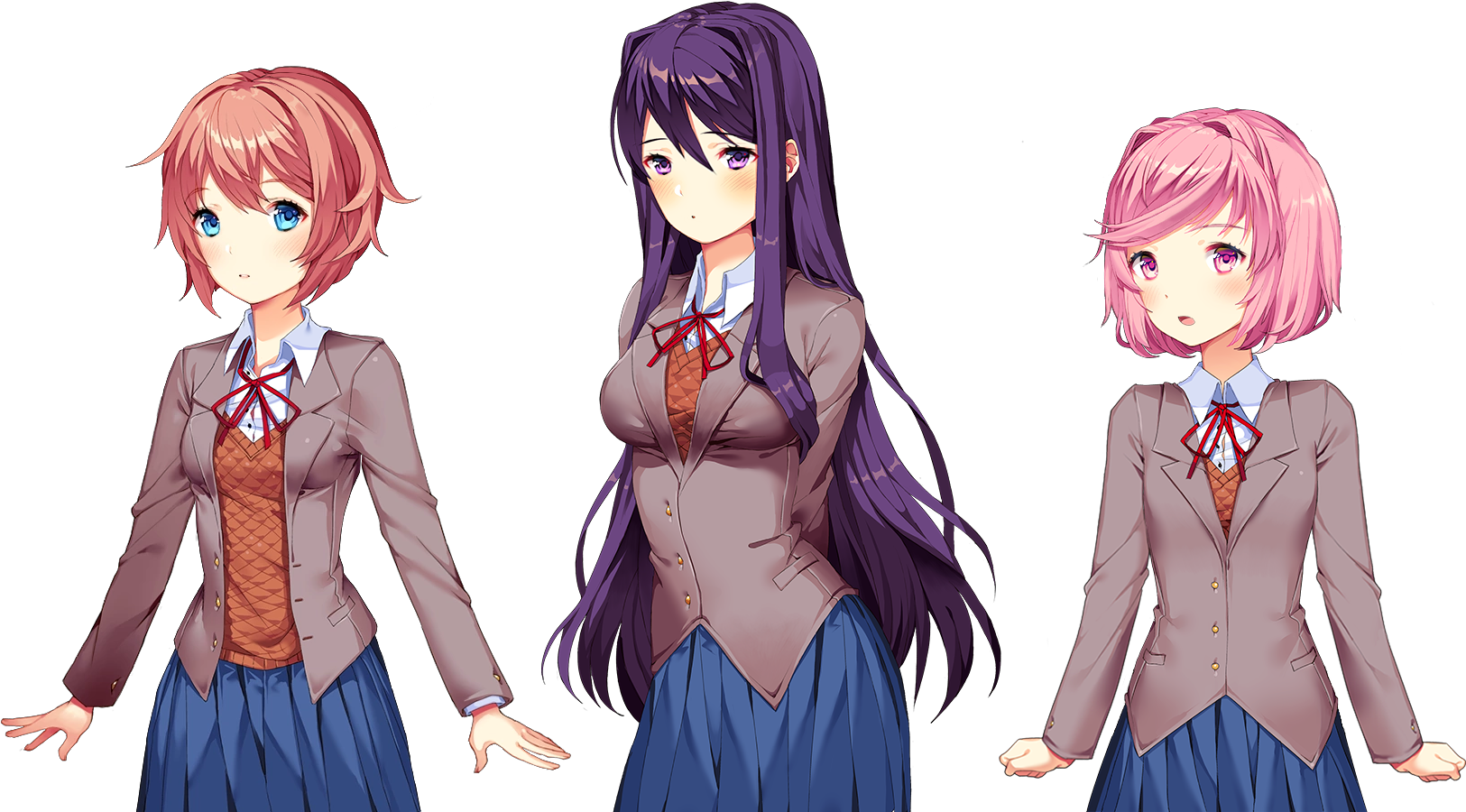 Doki_ Doki_ Literature_ Club_ Characters