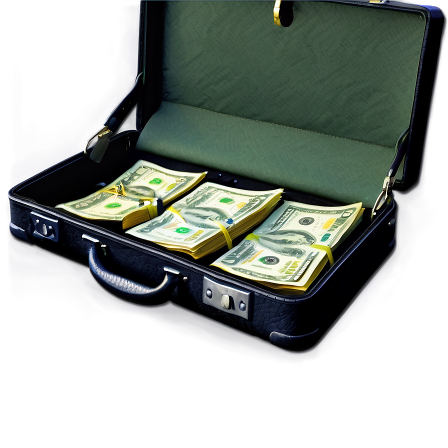 Dollar Bills In Briefcase Png Bhl