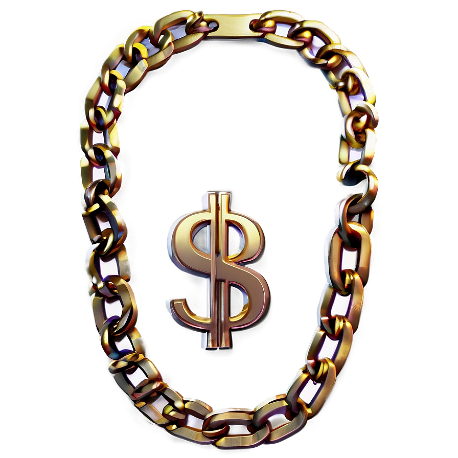 Dollar Sign Chain Png 05242024