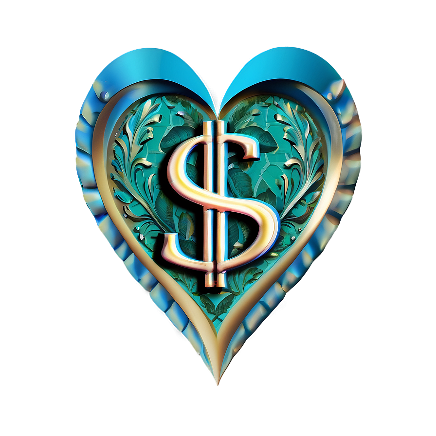 Dollar Sign With Heart Png 05242024