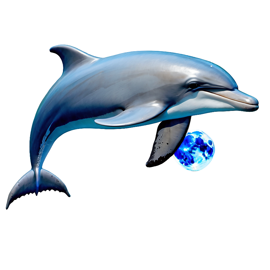 Dolphin And Moon Png Cwc