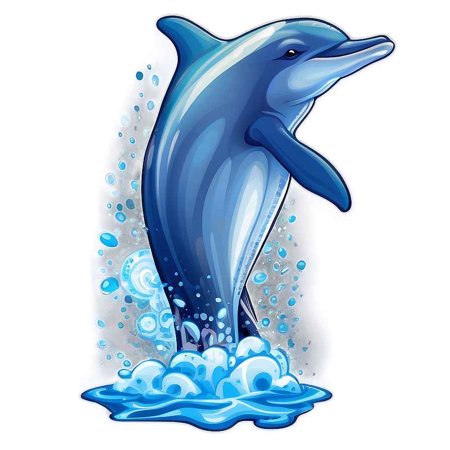 Dolphin Illustration Png Dcv65