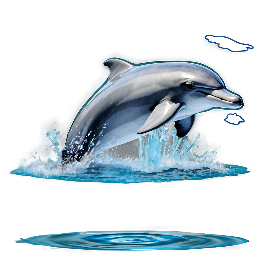 Dolphin In Water Png 60