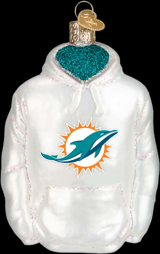 Dolphin Logo Christmas Ornament Hoodie