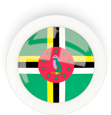 Dominica_ Flag_ Car_ Tire_ Cover