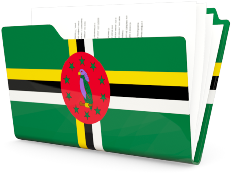 Dominica Flag Folder Icon