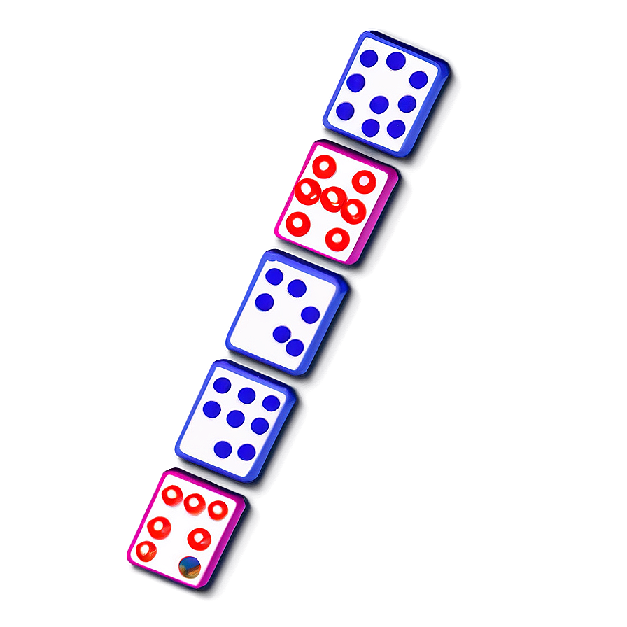 Dominoes With Different Textures Png 37