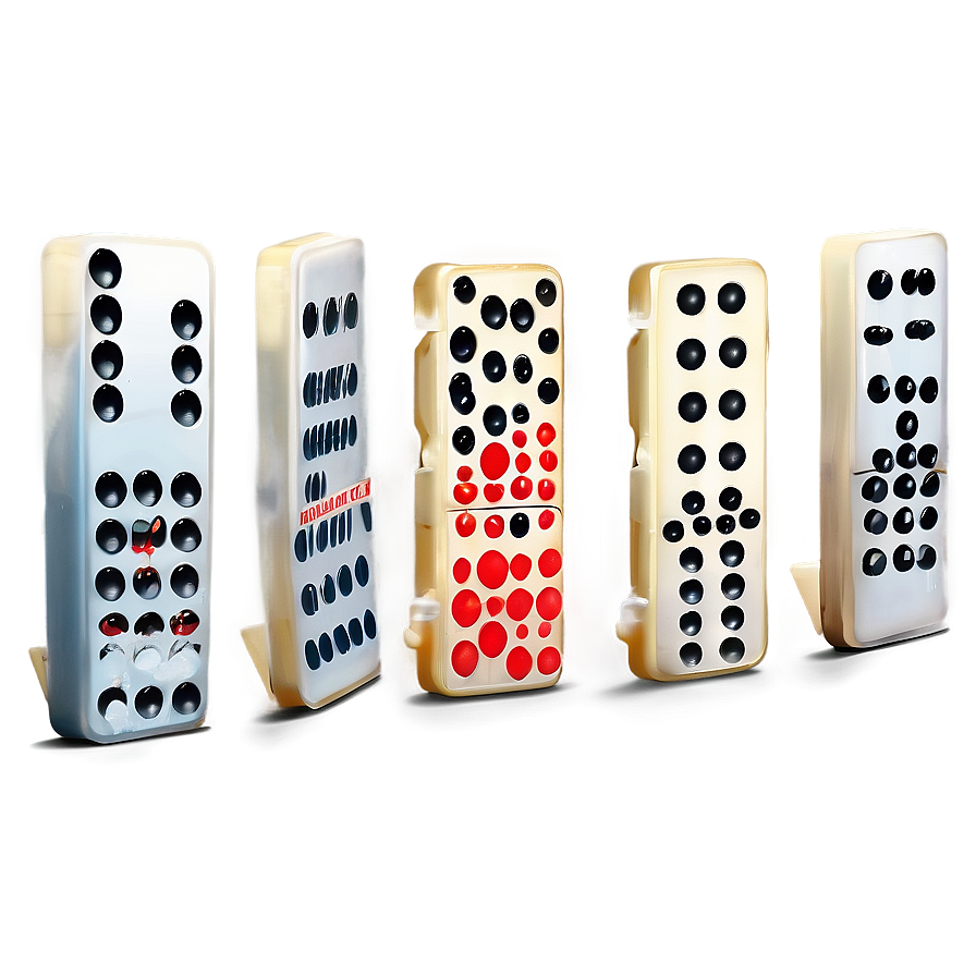 Dominoes With Different Textures Png Xgg