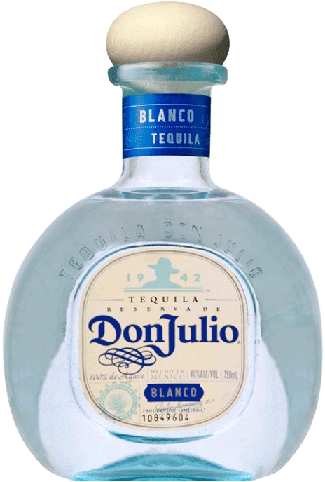 Don Julio Blanco Tequila Bottle
