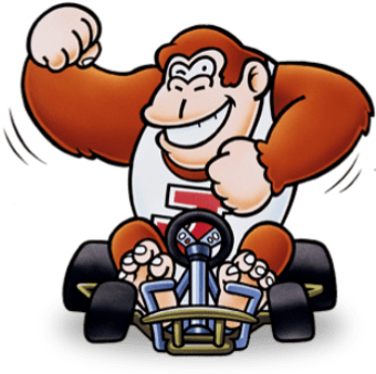 Donkey Kong Racing Victory Pose