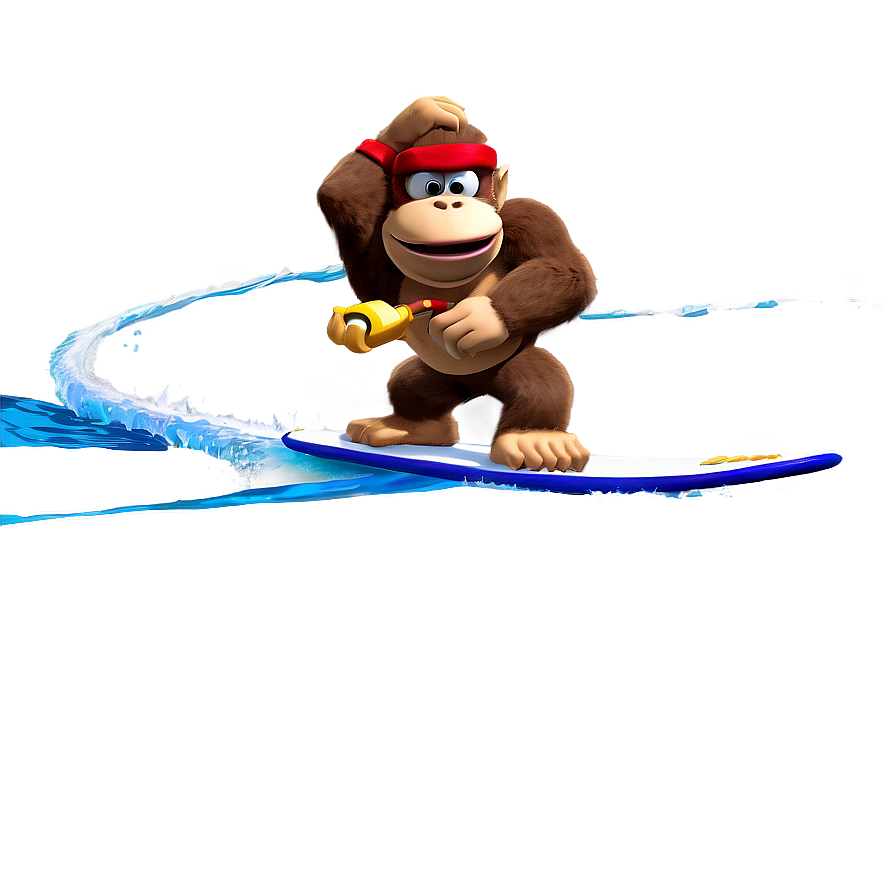 Donkey Kong Surfing Png Lvd22